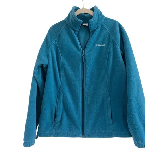 Columbia Teal Fleece jacket - L - Picture 1 of 8